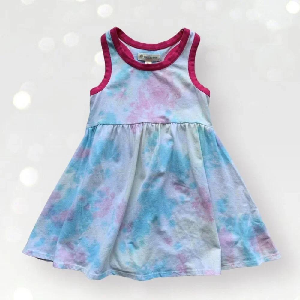 Tucker & Tate Cotton Candy Tie Dye Dress